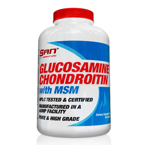 SAN - Glucosamine, Chondroitin and MSM / 90 tabs.