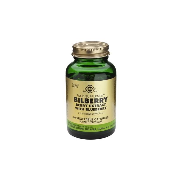 Solgar - Bilberry Berry Extract with Blueberry / 60 caps.​