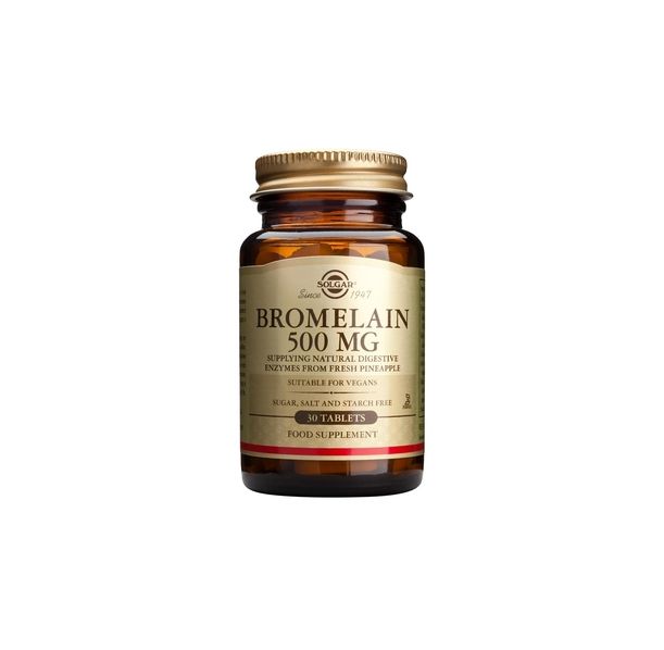 Solgar - Bromelain 500mg. / 30 Caps.​