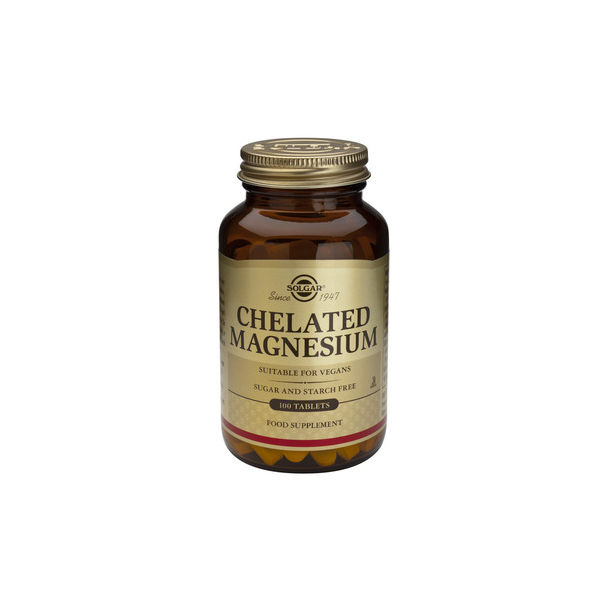 Solgar - Chelated Magnesium / 100 tabs.​