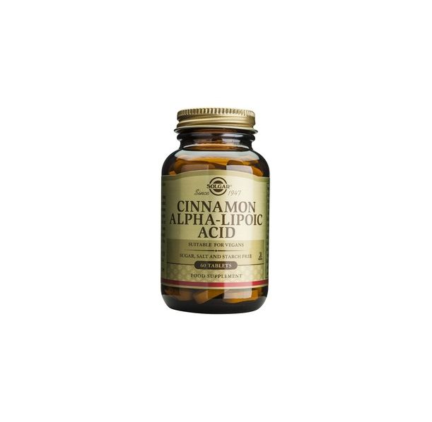 Solgar - Cinnamon-Alpha Lipoic Acid / 60 tabs.​