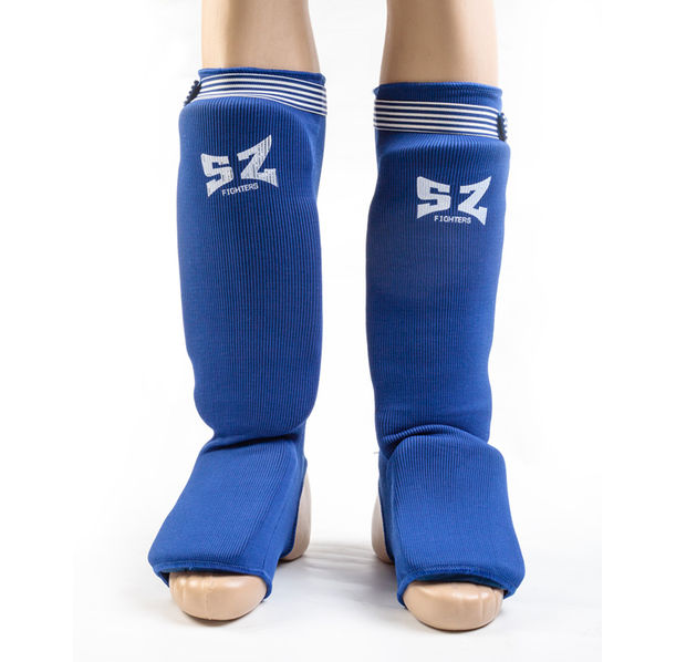 SZ Fighters - Протектор за крака (Памучни / сини)