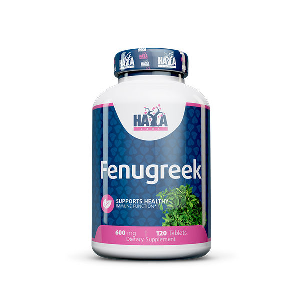 Haya Labs - Fenugreek 600 mg / 120 tabs.