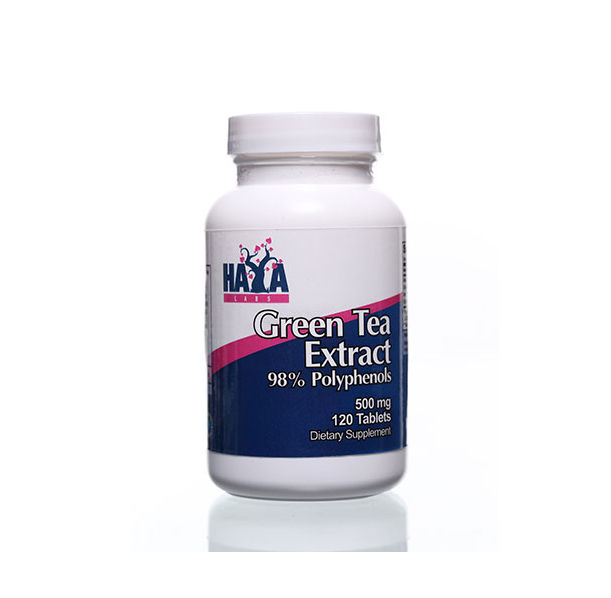 Haya Labs - Green Tea Extract 500mg / 120 tabs.