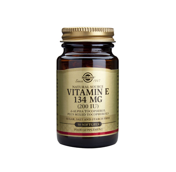 Solgar - Vitamin E 200IU / 50 Softgels​