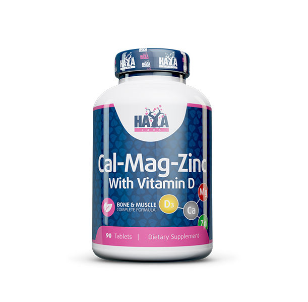 Haya Labs - Calcium Magnesium &amp; Zinc with Vitamin D / 90 tab