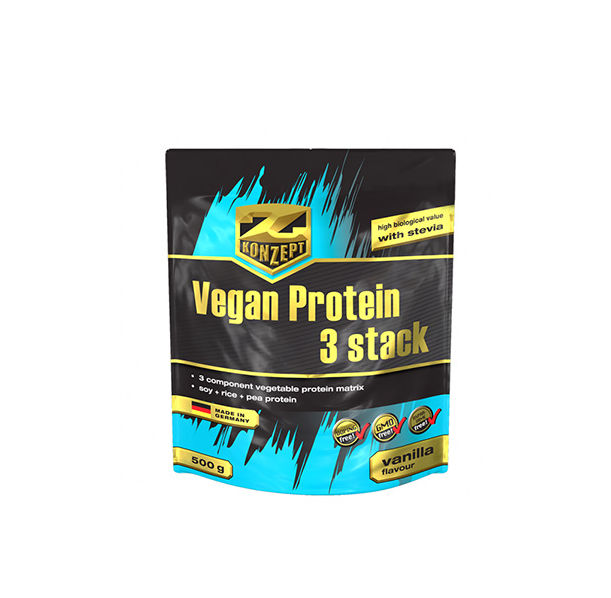 Z-Konzept - Vegan Protein 3 stack / 500 gr.