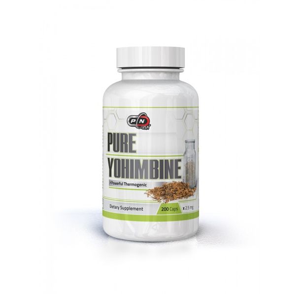 Pure Nutrition - 100% Pure Yohimbine / 200 caps.​