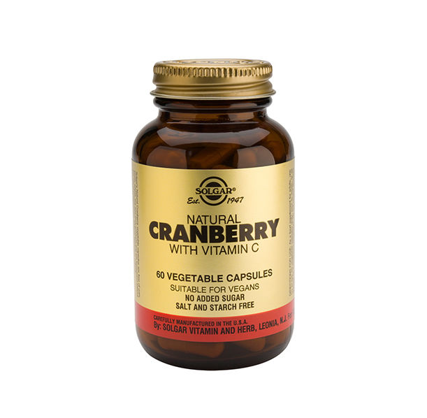 Solgar - Cranberry with Vitamin C / 60 Vcaps.​