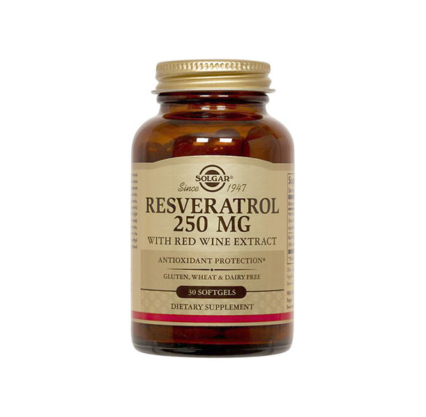 Solgar - Resveratrol 250mg / 30 Softgels​