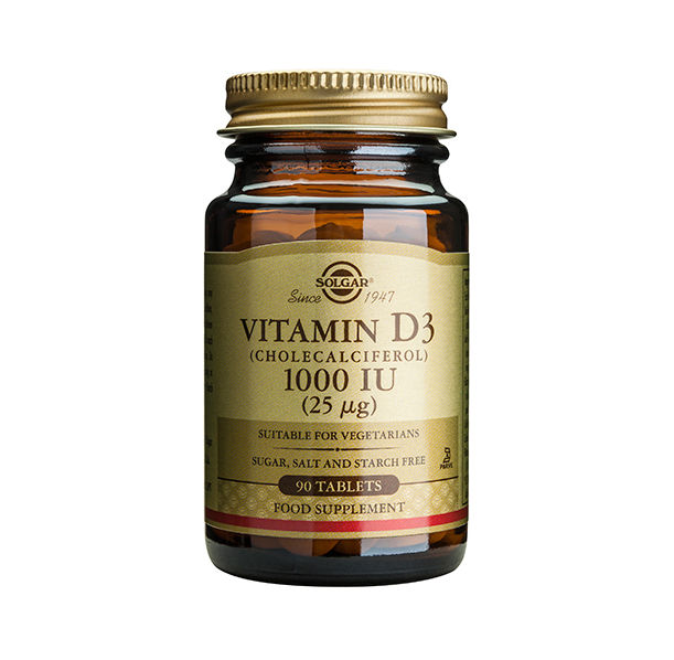 Solgar - Vitamin D-3 1000 IU / 90 softgels​