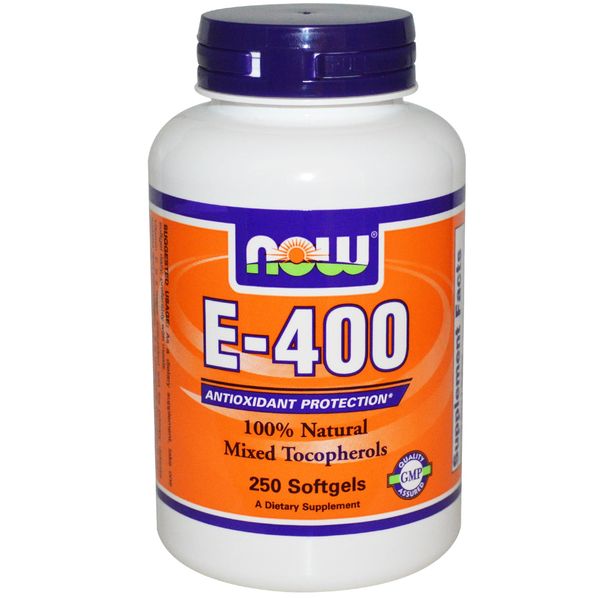 NOW - Vitamin E-400 IU (Mixed Tocopherols) / 250 Softgels