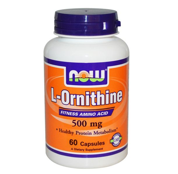 NOW - L-Ornithine 500 mg - 60 caps. 