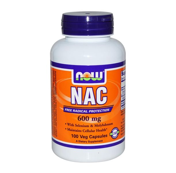 NOW - N-Acetyl Cysteine 600 mg - 100 caps. 