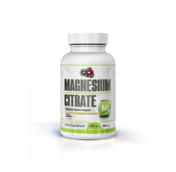 Pure Nutrition - Magnesium Citrate 200mg. / 100 tabs.​