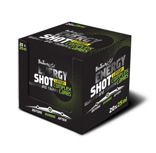 BioTech - Energy Shot / 20 amp. x 25 ml