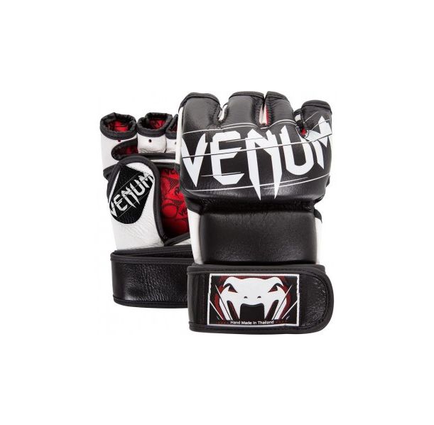 ММА ръкавици-VENUM-UNDISPUTED 2.0 MMA GLOVES - BLACK - NAPPA LEATHER​