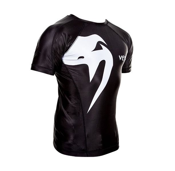 РАШГАРД - VENUM GIANT RASHGUARD - SHORT SLEEVES / BLACK​