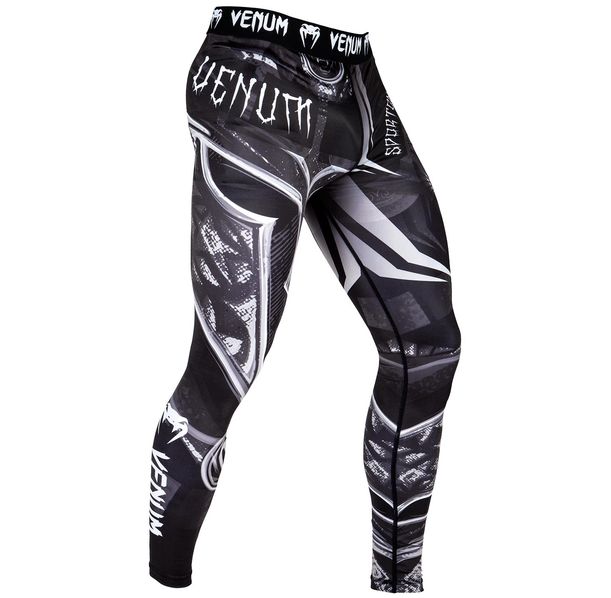 Тренировъчен клин с дълги крачоли - VENUM GLADIATOR 3.0 SPATS - BLACK/WHITE​