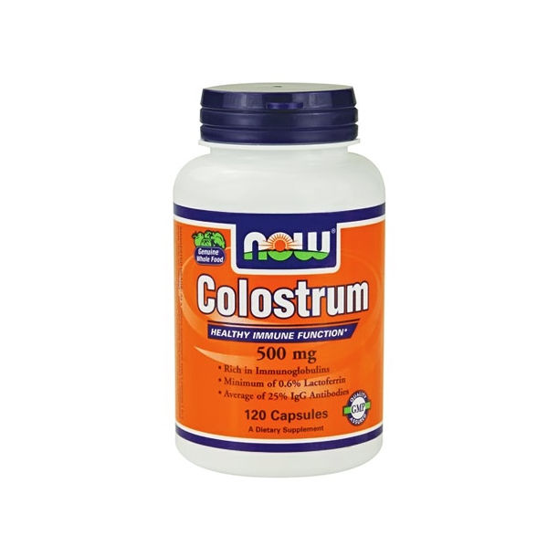 NOW - Colostrum 500mg. / 120 Caps.