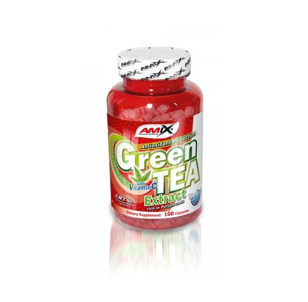 Amix - Green Tea Extract with Vitamin C / 100 caps.