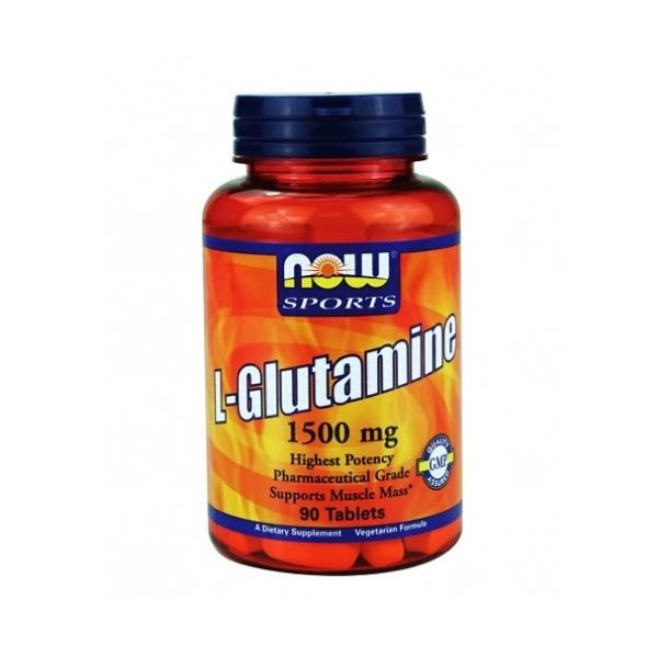 NOW - L-Glutamine 1500mg. / 90 Tabs.
