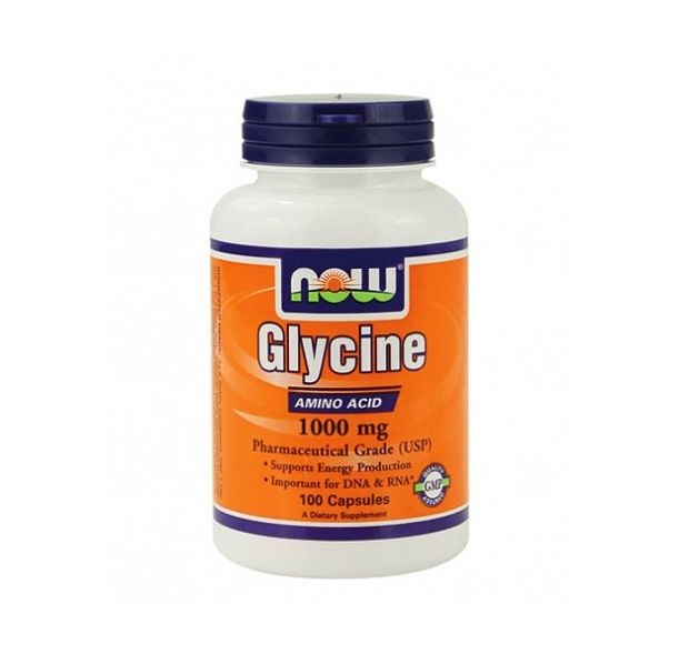 NOW - Glycine 1000mg. / 100 Caps.