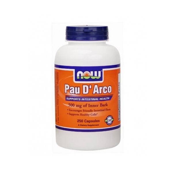 NOW - Pau D' Arco 500mg. / 250 Caps.