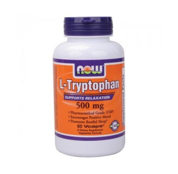 NOW - Tryptophan 500mg. / 60 Caps.