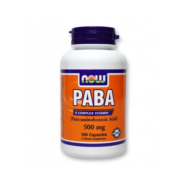 NOW - PABA 500mg. / 100 Caps.