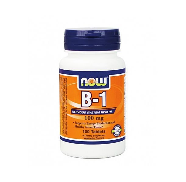 NOW - Vitamin B-1 (Thiamine) 100mg. / 100 Tabs.