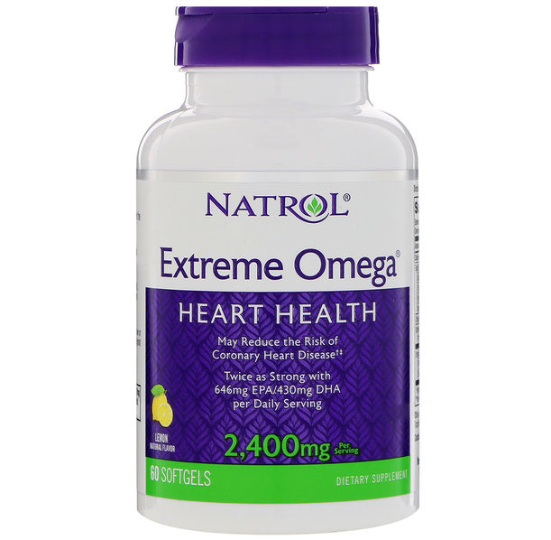 Natrol - Extreme Omega 2400mg / 60 gel caps
