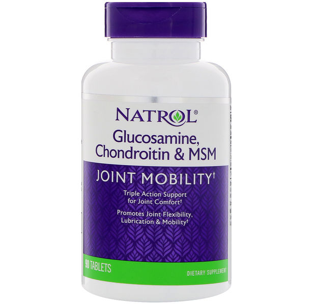 Natrol - Glucosamine Chondroitin MSM / 90 tab