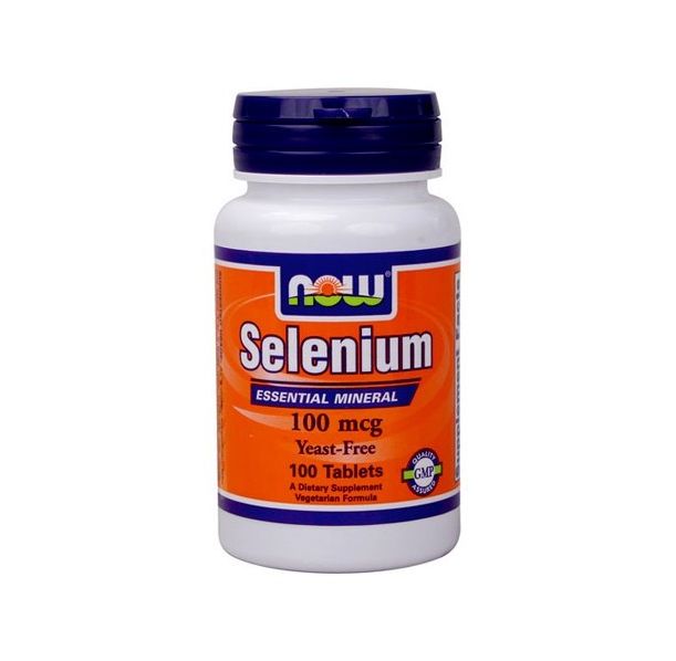 NOW - Selenium (Yeast Free) 100mcg. / 100 Tabs.