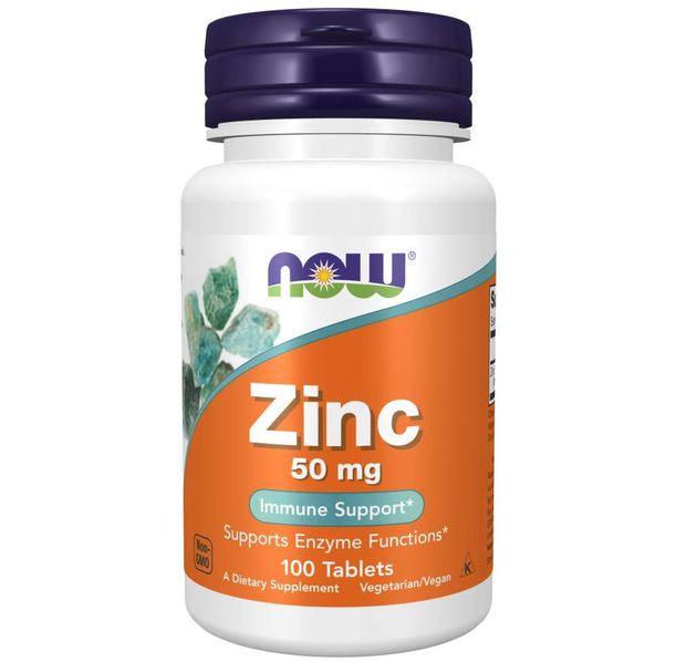 NOW - Zinc Gluconate 50mg / 100 tab