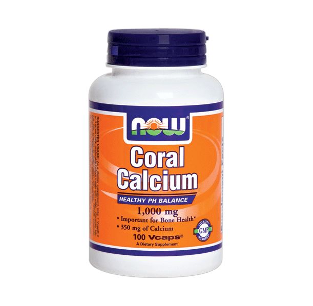 NOW - Coral Calcium 1000mg. / 100 Vcaps.