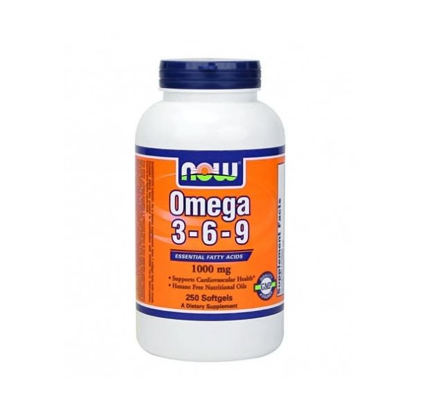 NOW - Omega 3-6-9 1000mg. / 250 Softgels