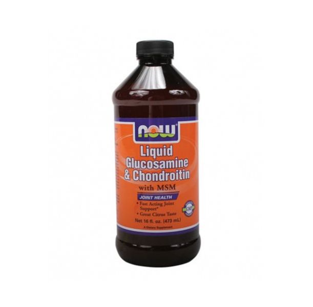 NOW - Liquid Glucosamine (Chondroitin) with MSM / 473ml.