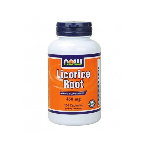 NOW - Licorice Root 450mg. / 100 Caps.