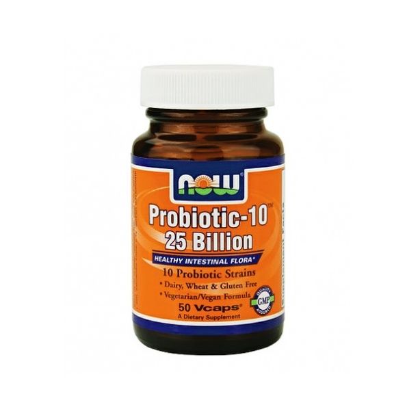 NOW - Probiotic-10 ™ (25 Billion) / 100 VCaps.