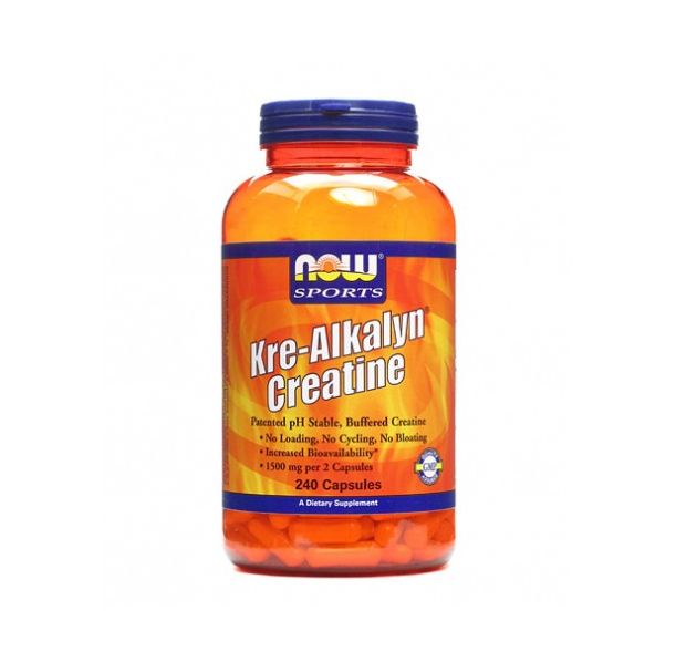 NOW - Kre-Alkalyn ® Creatine / 120 Caps.