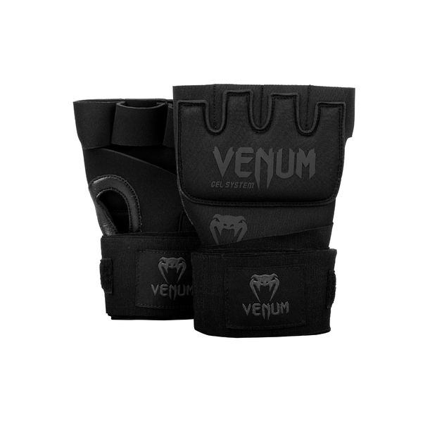 Вътрешни Ръкавици за Боксови Ръкавици -Venum Kontact Gel Glove Wraps-Black/Black​