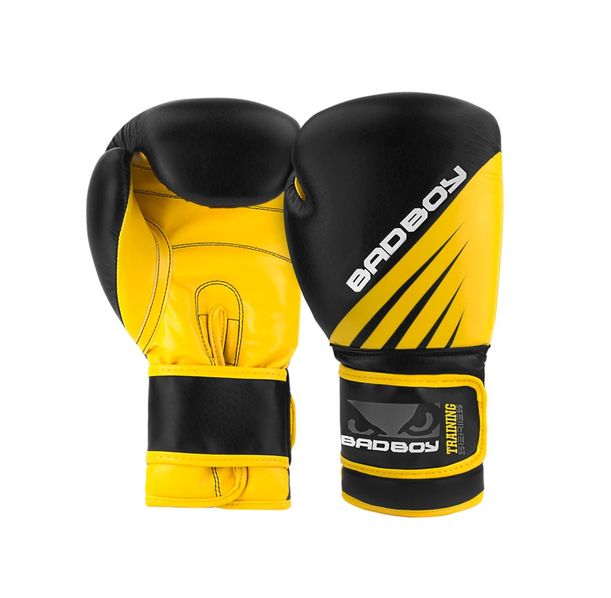 Боксови Ръкавици - Bad Boy Training Series Impact Boxing Gloves - Black/Yellow 