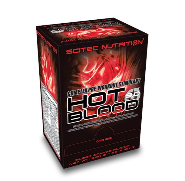 Scitec - Hot Blood 3.0 BOX 25 sachet 
