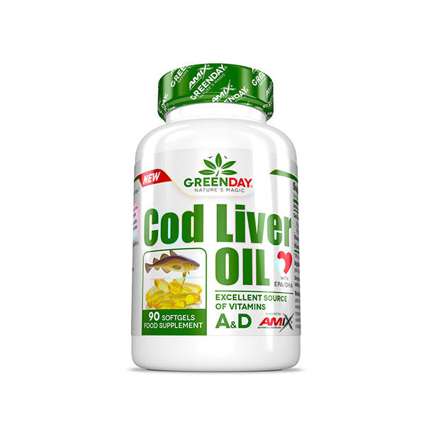 AMIX Greenday Cod Liver Oil / 90 Soft.