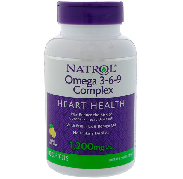 Natrol - Omega 3-6-9 Complex / 90 softgel