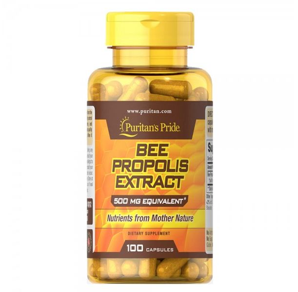 Puritan's Pride - Bee Propolis 500 mg / 100 таблетки​