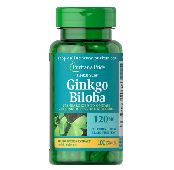 Puritan's Pride - Ginkgo Biloba 120 mg / 100caps.​