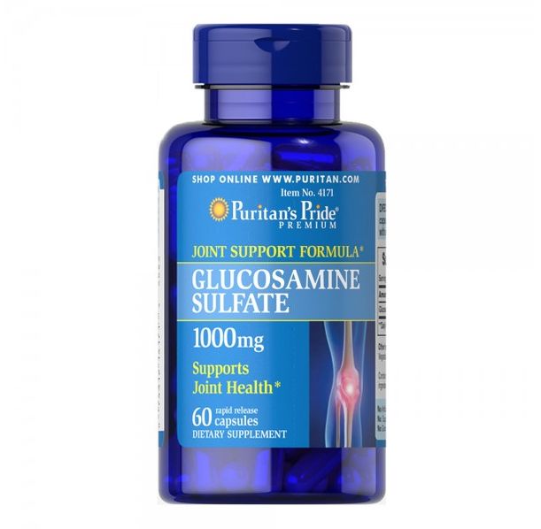 Puritan's Pride - Glucosamine Sulfate 1000 мг / 60 капсули​