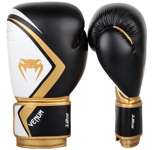 Боксови Ръкавици - Venum Boxing Gloves Contender 2.0 - Black/White-Gold​